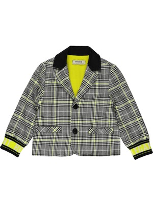 Panço Erkek Bebek Ekose Desenli Ceket