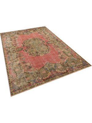 Sempati Halı El Yapımı Eskitme Vintage Halı 174  x  252  cm  10196