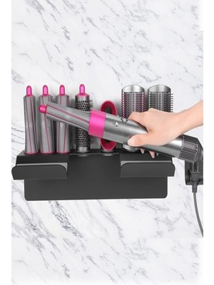 Thorqtech Cihaz Aksesuar STANDI Antrasit Airwrap Düzleştirici Şekillendirici STAND Dyson Uyumlu STAND