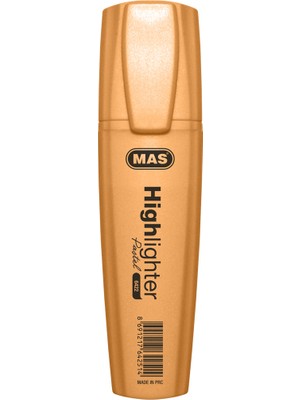 Mas Fosforlu Kalem Pastel Turuncu