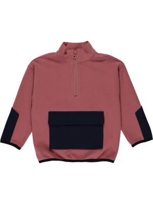 Panço Blok Renkli Sweatshirt