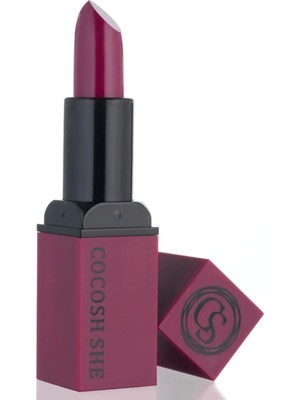 Cocosh She Color Creamy Lipstick Ruj 02 Boysenberry, Nemlendirici Etki, Kremsi Formül, Yumuşak Bitişli