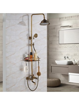 OEM Banyo Bataryası Duş Seti Özel Tasarım Antik Sepetli Yeni Model 5 Yıl Güvenceli