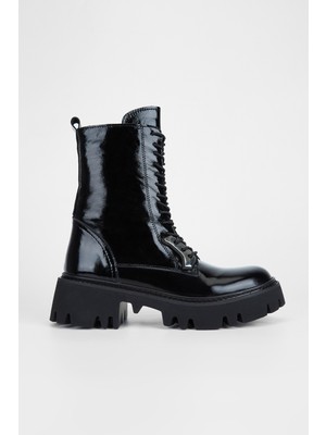 Valmenti Kadın Sıyah Krsk Rgn Hakiki Deri Casual Bot 926 2208-1 Bn Bot SK23/24