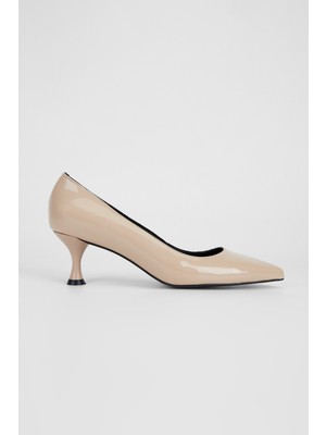 Valmenti Kadın Bej Rgn Vegan Topuklu Ayakkabı 932 1000 Bn Ayk Sk23/24