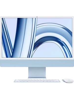 Apple iMac M3 Çip 8GB 256GB SSD macOS 24" All In One Bilgisayar MQRQ3TU/A Mavi