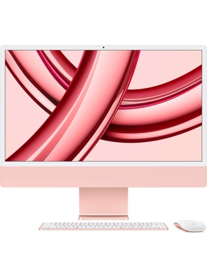 Apple iMac M3 Çip 8GB 512GB SSD macOS 24" All In One Bilgisayar MQRU3TU/A Pembe