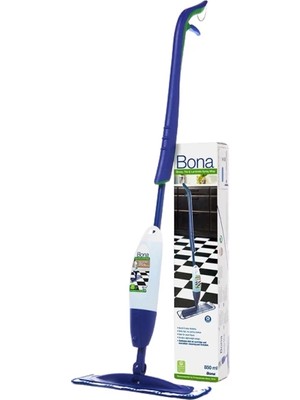 Bona Sprey Mop Paspas Seti /temizleyici + Mikrofiber Ped Genel Yüzey Için Temizlik ve Koruma Sağlayıcı