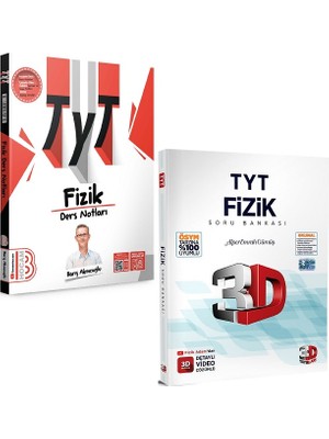 3D Yayınları TYT 2025 Fizik Soru Bankası - Benim Hocam TYT 2025 Fizik Ders Notları