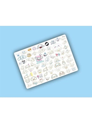 Kt Grup Cinnamoroll Sanrio Hello Kitty Sticker Etiket 1 Sayfa 63 Adet Etiket