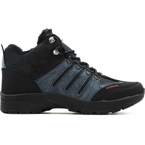 Unisex Kürklü Fermuarlı Trekking Bot