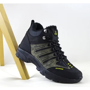 Unisex Kürklü Fermuarlı Trekking Bot