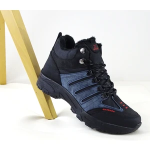 Unisex Kürklü Fermuarlı Trekking Bot