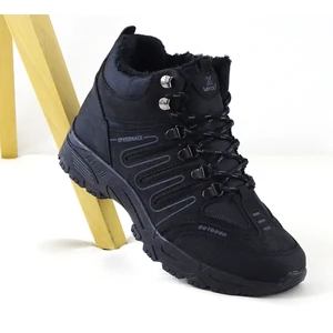 Unisex Kürklü Fermuarlı Trekking Bot