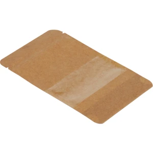 8,5x14,5x2,5 Cm-100 Adet Kraft Dar Pencereli Doypack