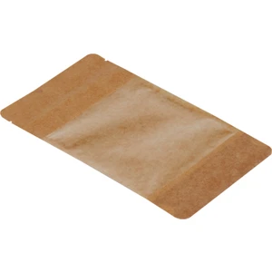 13x22,5x3,5 Cm-200 Adet Kraft Geniş Pencereli Doypack