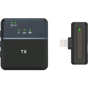 Lightning Girişli Profesyonel Wireless Kablosuz Yaka Mikrofonu Lavalier - AL4127