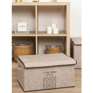 1 Adet Keçe Kapaklı Çok Amaçlı Mega Kutu Hurç 57X41X31 cm