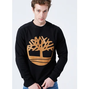 O Yaka Siyah Erkek Sweatshırt TB0A2BJ8P561 Core Logo Crew Bb