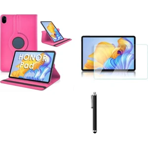 Nezih Case Huawei Honor X9 11.5' Kılıf Set 360 Derece Dönen Standlı Deri Kılıf Ekran Koruyucu Kalem