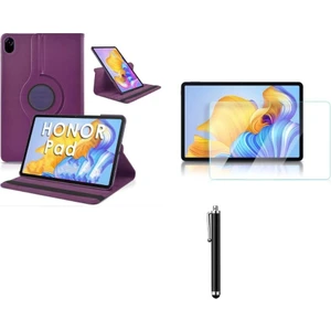 Nezih Case Huawei Honor X9 11.5' Kılıf Set 360 Derece Dönen Standlı Deri Kılıf Ekran Koruyucu Kalem