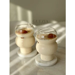 Külah Stil Bardak | Isıya Dayanıklı Borosilikat Cam | 500 ml | 2 Adet