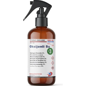 Dolar Kimya Oksijenli Su %3 Sprey Başlıklı - 0.50 kg (Hidrojen Peroksit)