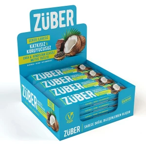Chia ve Hindistan Cevizli Meyve Bar 40gr X 12 Adet