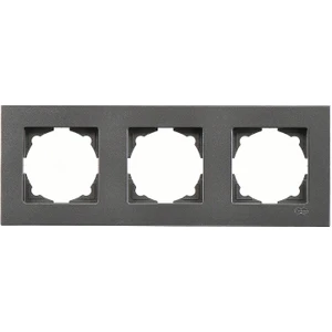 Günsan Elektrik Eqona Füme Üçlü Çerçeve