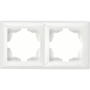 Günsan Elektrik Visage Beyaz İkili Çerçeve