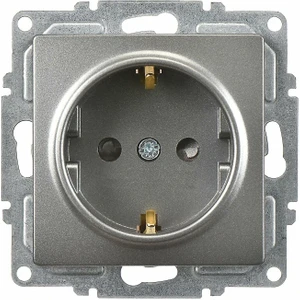 Günsan Elektrik Visage Füme Çocuk Korumalı Topraklı Priz Mekanizma