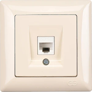 Günsan Elektrik Visage Krem Tekli Data Prizi (RJ45 Cat6)