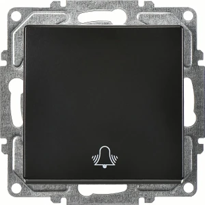 Günsan Elektrik Visage Metalik Siyah Zil Butonu Mekanizma