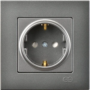 Günsan Elektrik Günsan Eqona Füme Çocuk Korumalı Topraklı Priz