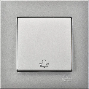 Günsan Elektrik Eqona Gümüş Zil Butonu