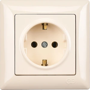 Günsan Elektrik Visage Krem Topraklı Priz