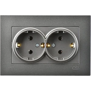 Günsan Elektrik Eqona Füme İkili Topraklı Priz