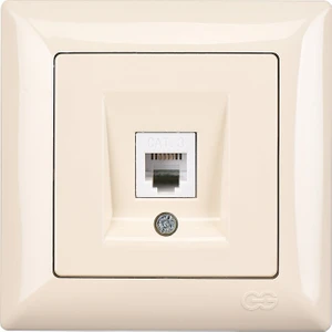 Günsan Elektrik Visage Krem Nümeris Telefon Prizi (Cat3)