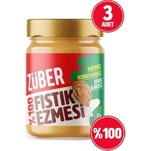 %100 Fıstık Ezmesi 315 gr x 3 Adet