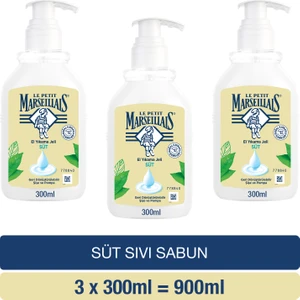 Le Petit Marseillais Sıvı Sabun Süt 300 ml x3