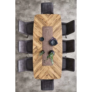 Cesta El Yapımı Örgü Mor Köşeli Runner 37x136 4025
