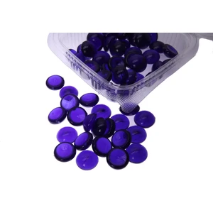 Alpha Tasarım Atölyesi Su Kabağı Boncuğu 18 mm Deliksiz Lacivert  Renk 100 gr