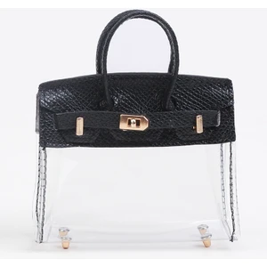 Bayan Güzel Narin Şeffaf Kulaklık Araba Anahtarı Çanta (Yurt Dışından)