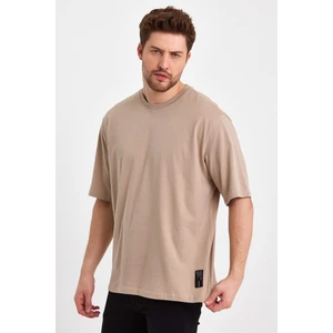 Uomo Park 2636 Design Oversize Sırt Baskılı T-Shirt