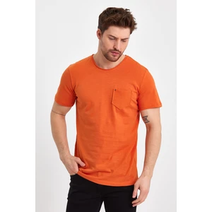 Uomo Park 2000 Ultra Fashıon Flamlı Cepli , Cep Kuru Kafa Detaylı T-Shirt
