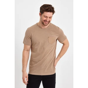 Uomo Park 2000 Ultra Fashıon Flamlı Cepli , Cep Kuru Kafa Detaylı T-Shirt