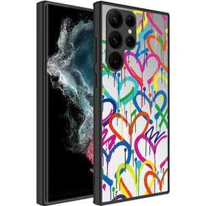 Samsung Galaxy S22 Ultra Kılıf Aynalı Desenli Kamera Korumalı Parlak Mirror Kapak