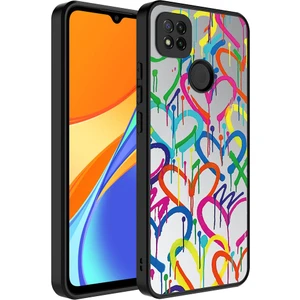 Xiaomi Redmi 9c Kılıf Aynalı Desenli Kamera Korumalı Parlak Mirror Kapak