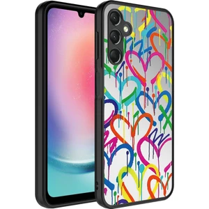 Samsung Galaxy A54 Kılıf Aynalı Desenli Kamera Korumalı Parlak Mirror Kapak