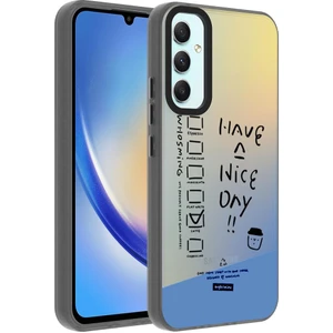 Samsung Galaxy A34 Kılıf Desenli Dragon Sert Kapak